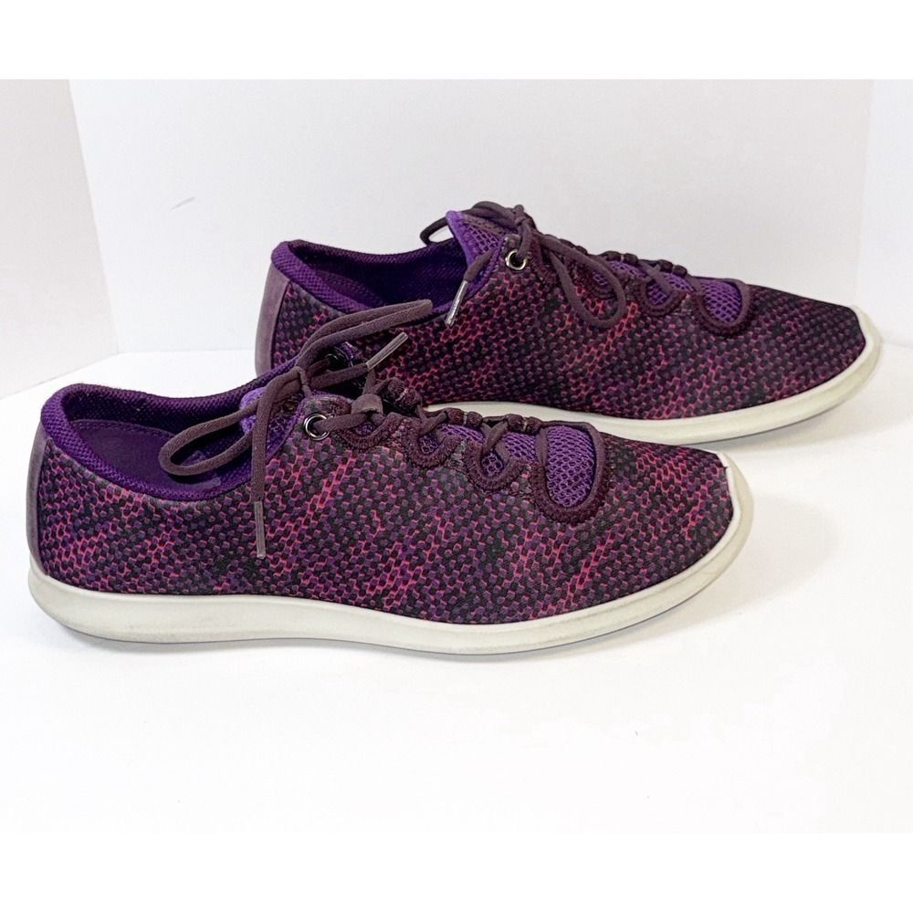 Ecco Sense Sport Lace Up Sneakers Comfort Walking Purple Light Womens 40/ 9-9.5 - Picture 2 of 15